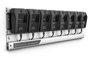 Oplaadrails met acculaders