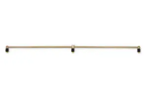 Brede spuitstang, messing, 100 cm