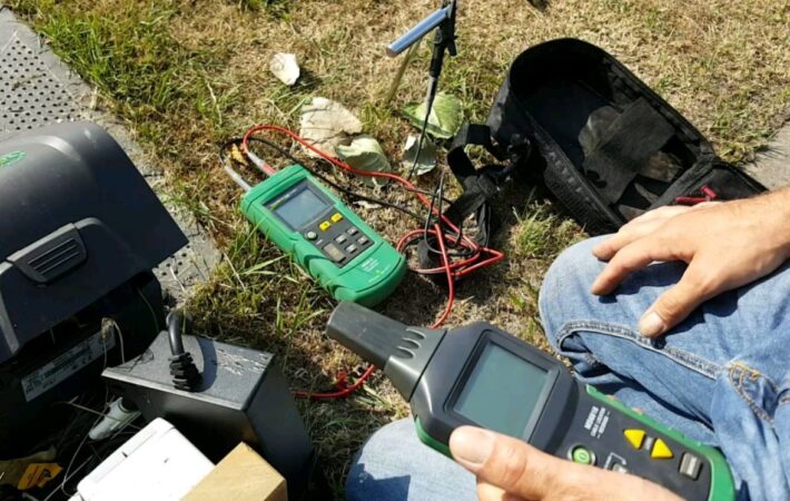 Robotmaaier draadbreuk repareren